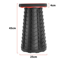 Carica l'immagine nel visualizzatore di Gallery, Sgabello Telescopico Pieghevole Regolabile Portatile Da Viaggio Campeggio Pesca