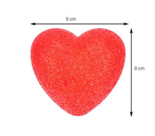Carica l'immagine nel visualizzatore di Gallery, Lampada Cuore Led Da Tavolo Luce Notturna Cuore Rosso Morbido Batteria Portatile