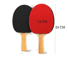 Carica l'immagine nel visualizzatore di Gallery, Set Ping Pong Racchette Rete con Morsetti 3 Palline Gioco Tennis da Tavolo