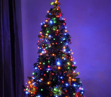 Carica l'immagine nel visualizzatore di Gallery, Luci Per Albero Di Natale 500LED Minilucciole RGB 35MT Catena Luminosa Natalizia