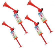 Carica l'immagine nel visualizzatore di Gallery, Tromba Da Stadio Ad Aria Manuale 4 Pezzi Trombetta Tifo Tifoseria Stadio Calcio