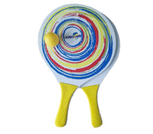 Carica l'immagine nel visualizzatore di Gallery, Racchettoni Da Spiaggia Racchette con Pallina Legno Gioco Bambini Adulti