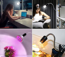 Carica l'immagine nel visualizzatore di Gallery, Portalampada E27 Con Pinza Morsetto Con Interruttore Lampada Acquario Scrivania