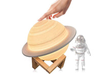 Carica l'immagine nel visualizzatore di Gallery, Diffusore Aromi Ambiente Lampada Led USB Luce Notte Tema Saturno Umidificatore