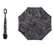 Carica l'immagine nel visualizzatore di Gallery, Ombrello Inverso Reversibile Antivento Pioggia Apertura al Contrario Grande