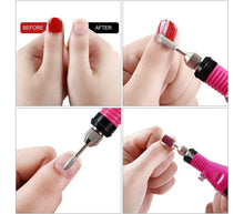 Carica l'immagine nel visualizzatore di Gallery, Fresa elettrica per unghie professionale con punte nail art velocita regolabile