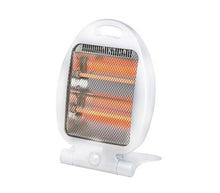 Lade das Bild in den Galerie-Viewer, Stufa elettrica caldobagno stufetta alogena quarzo termoventilatore JORDAN 800W