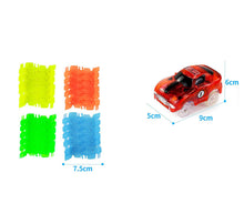 Carica l'immagine nel visualizzatore di Gallery, Pista Macchinine Luminosa Giocattolo Bambini Pista Flessibile Fluorescente 200PZ