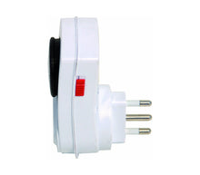 Carica l'immagine nel visualizzatore di Gallery, Presa Elettrica Temporizzata 24h Programmatore Meccanico Spina Analogica Bianca