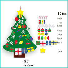 Carica l'immagine nel visualizzatore di Gallery, Set Albero di Natale In Feltro e Decorazioni 🎄