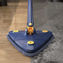 Carica l'immagine nel visualizzatore di Gallery, Self-wringing Triangle Extended Mop X Type Microfiber Floor Squeeze Free Hand Washing Lazy Tool Rotate Household Cleaning Tool
