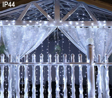 Carica l&#39;immagine nel visualizzatore di Gallery, Tenda Luminosa Natalizia 3x2.70M Cascata Luci Di Natale LED Luce Fredda

