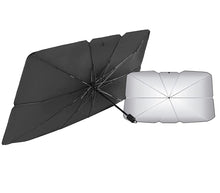 Lade das Bild in den Galerie-Viewer, Parasole per auto parabrezza anteriore ombrello portatile pieghevole 130x75cm

