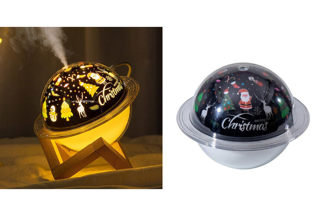 Diffusore aromi profumatore ambiente lampada led natalizia USB luce notturna