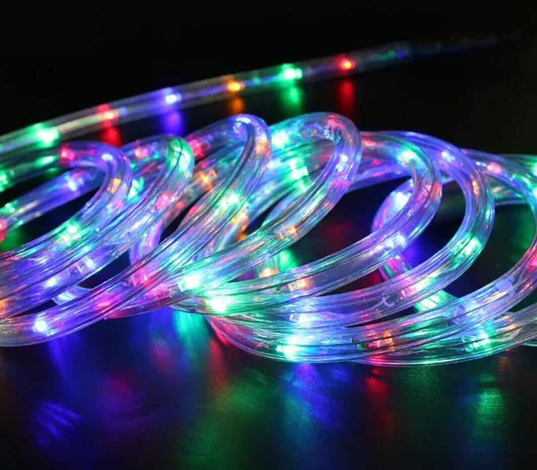 Tubo Luminoso LED Da Esterno 10M Luce RGB Luci Di Natale Addobbi Natalizi Schuko