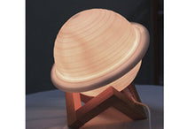Carica l&#39;immagine nel visualizzatore di Gallery, Diffusore Aromi Ambiente Lampada Led USB Luce Notte Tema Saturno Umidificatore
