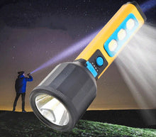 Lade das Bild in den Galerie-Viewer, Torcia LED Ricaricabile USB 3 COB 5W Luce Regolabile Emergenza Sport e Campeggio
